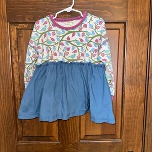 Matilda Jane girls peplum tunic with birds size 6